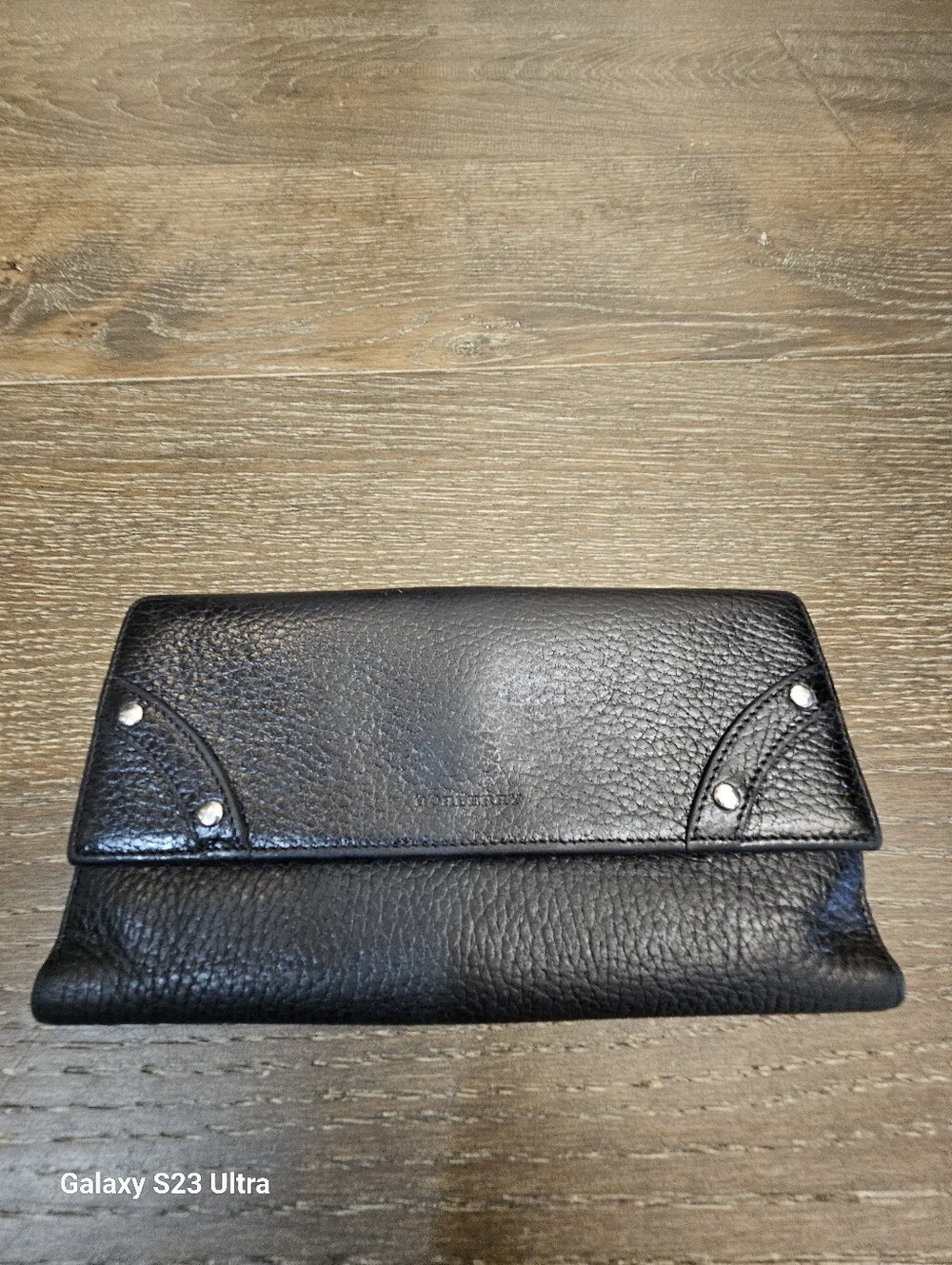 Burberry Black Leather Wallet